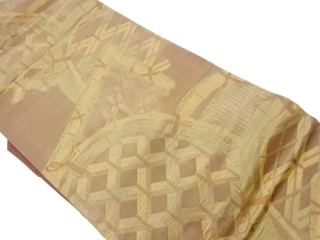 光悦垣模様織出し名古屋帯